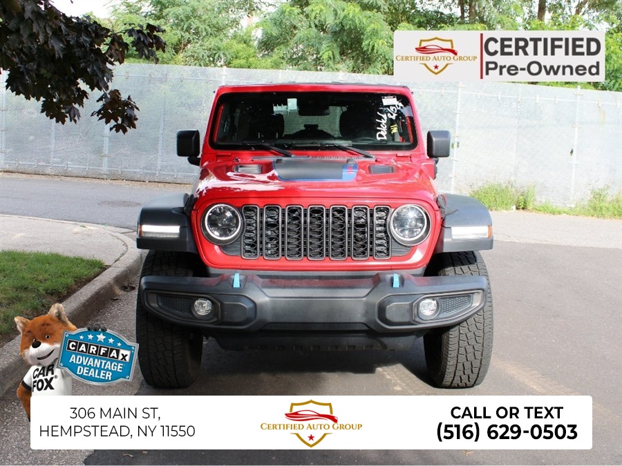 2024 Jeep Wrangler Rubicon 4xe, available for sale in Hempstead, New York | Certified Automotive Group. Hempstead, New York