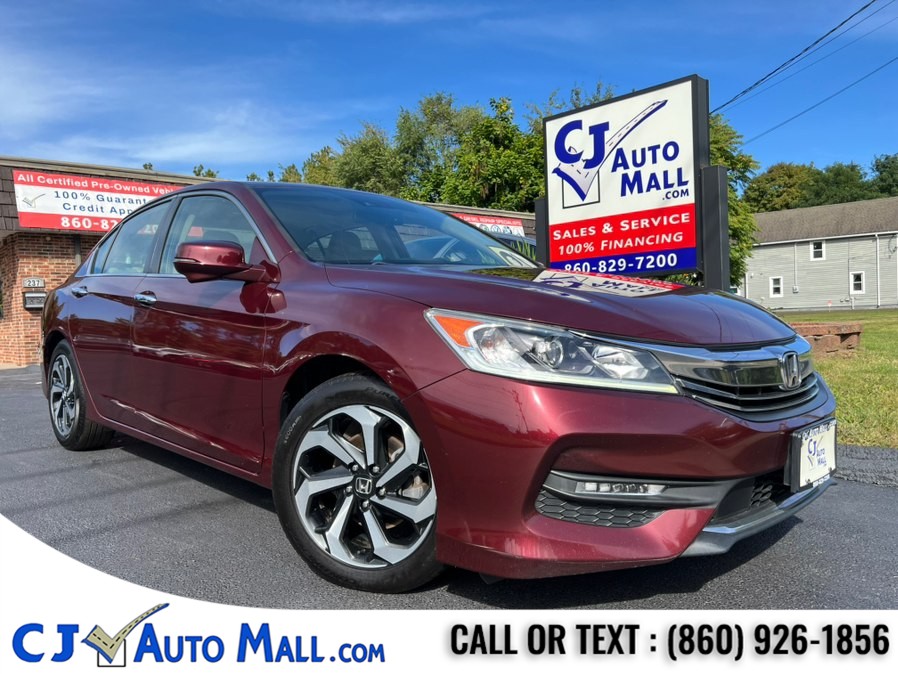 2017 Honda Accord Sedan EX-L CVT w/Navi & Honda Sensing, available for sale in Bristol, Connecticut | CJ Auto Mall. Bristol, Connecticut