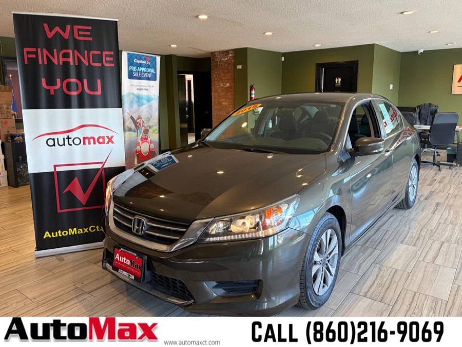 2015 Honda Accord Sedan 4dr I4 CVT LX, available for sale in West Hartford, Connecticut | AutoMax. West Hartford, Connecticut