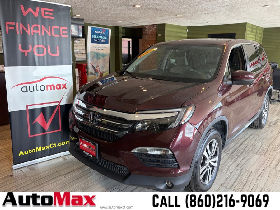 2017 Honda Pilot EX-L w/RES AWD, available for sale in West Hartford, Connecticut | AutoMax. West Hartford, Connecticut