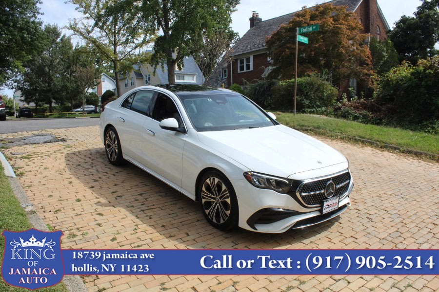 2025 Mercedes-Benz E-Class E 350 4MATIC Sedan, available for sale in Hollis, New York | King of Jamaica Auto Inc. Hollis, New York