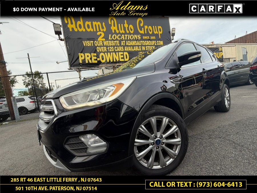 2017 Ford Escape Titanium 4WD, available for sale in Paterson, New Jersey | Adams Auto Group. Paterson, New Jersey