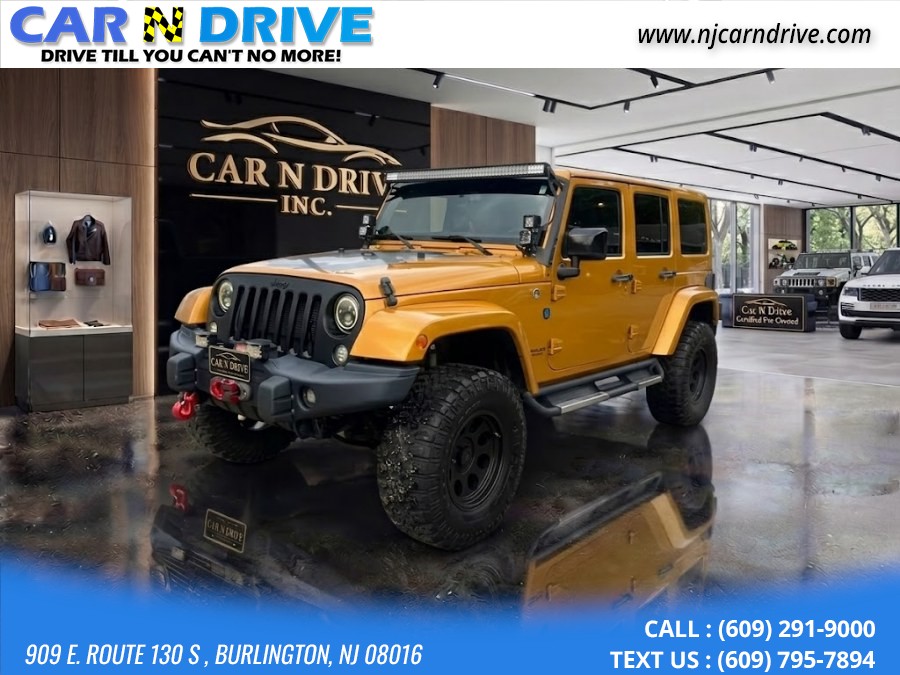 Used Jeep Wrangler Unlimited Sahara 4WD 2014 | Car N Drive. Burlington, New Jersey