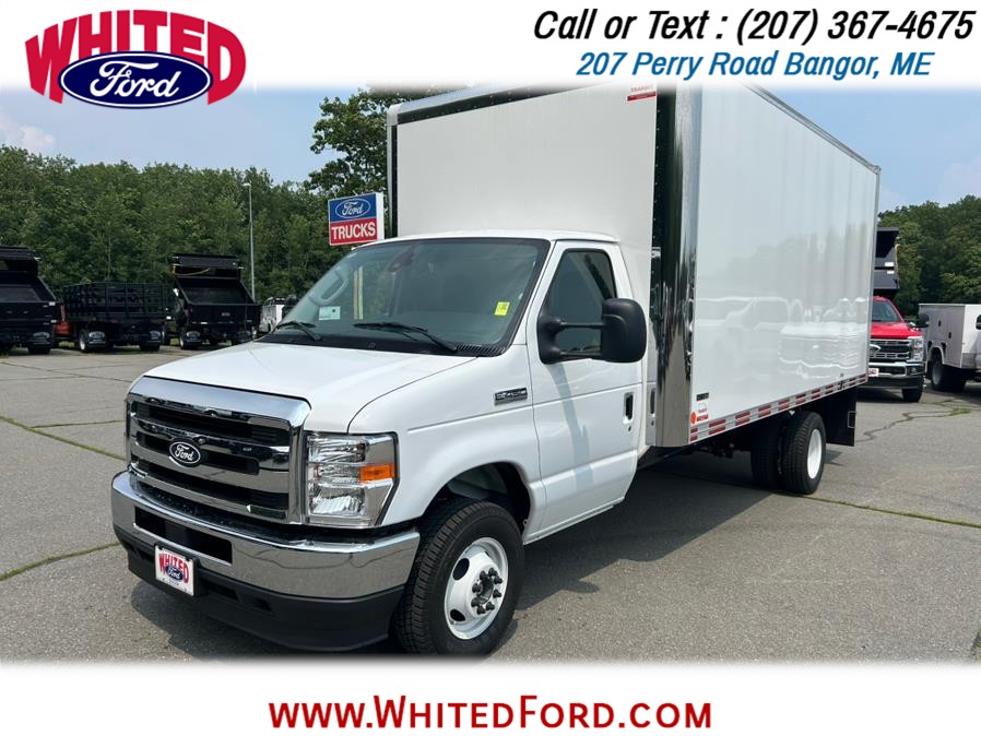 2026 Ford E-Series Cutaway E-450 DRW 176" WB 16' Dry Box, available for sale in Bangor, Maine | Whited Ford. Bangor, Maine