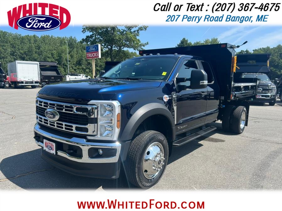 2025 Ford Super Duty F-550 DRW XL 4WD SuperCab 168" WB 60" CA 9' S&H Drop Side, available for sale in Bangor, Maine | Whited Ford. Bangor, Maine