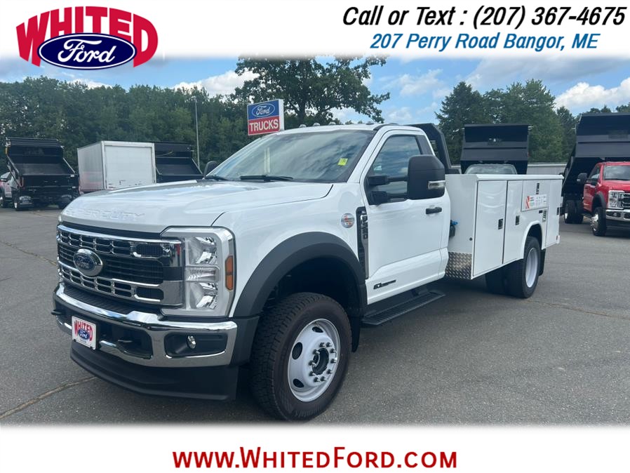 2025 Ford Super Duty F-550 DRW XL 4WD Reg Cab 11' Service Body, available for sale in Bangor, Maine | Whited Ford. Bangor, Maine