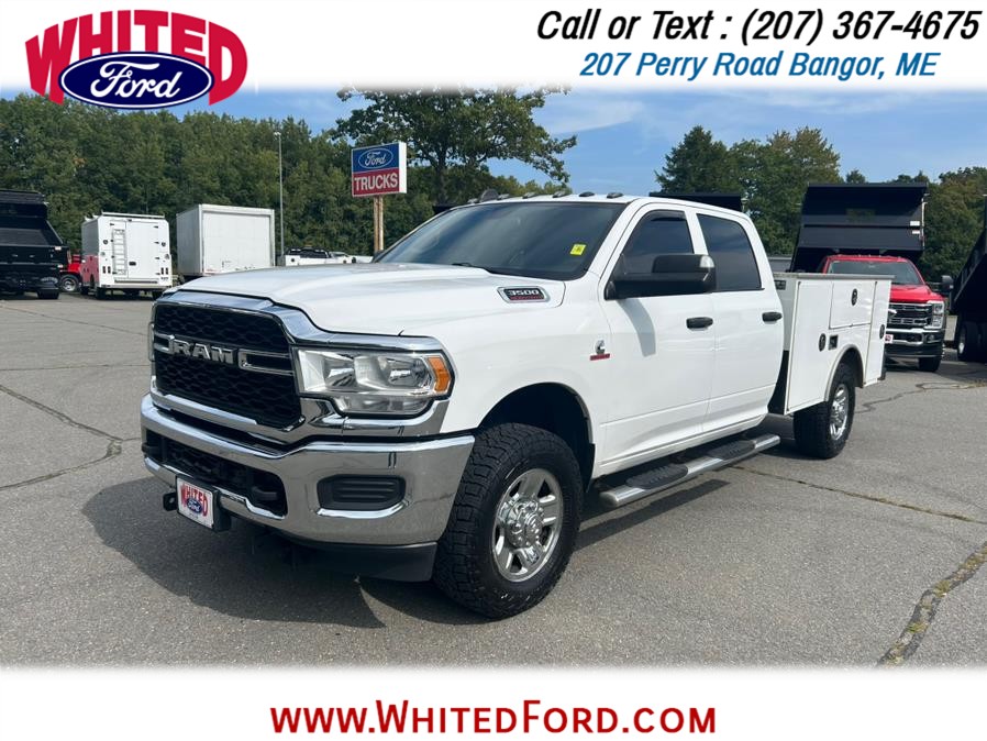 2021 Ram 3500 Tradesman 4x4 Crew Cab Service Body, available for sale in Bangor, Maine | Whited Ford. Bangor, Maine