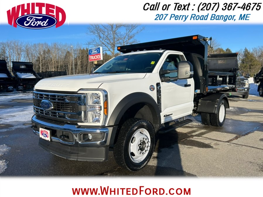 2026 Ford Super Duty F-550 DRW XL 4WD Reg Cab 9' Dump Body, available for sale in Bangor, Maine | Whited Ford. Bangor, Maine