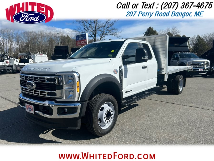 2026 Ford Super Duty F-550 DRW XL 2WD SuperCab With 12' Aluminum Flatbed, available for sale in Bangor, Maine | Whited Ford. Bangor, Maine