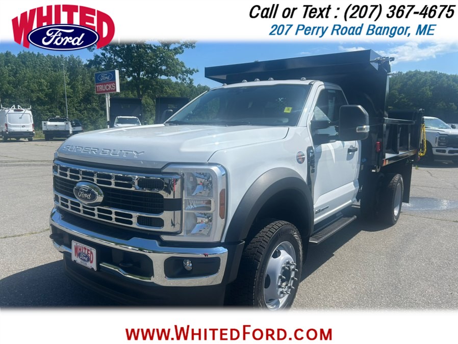 2026 Ford Super Duty F-550 DRW XL 4WD Reg Cab 145" WB 60" CA 9' Dump Body, available for sale in Bangor, Maine | Whited Ford. Bangor, Maine