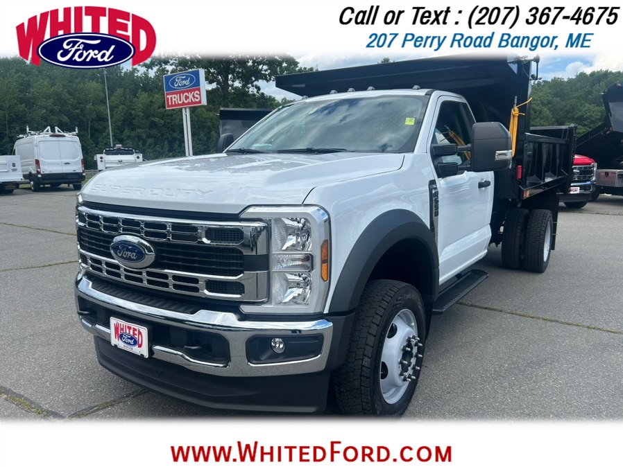 New Ford Super Duty F-550 DRW XL 4WD Reg Cab 169" WB 84" CA 11' Dump Body 2026 | Whited Ford. Bangor, Maine