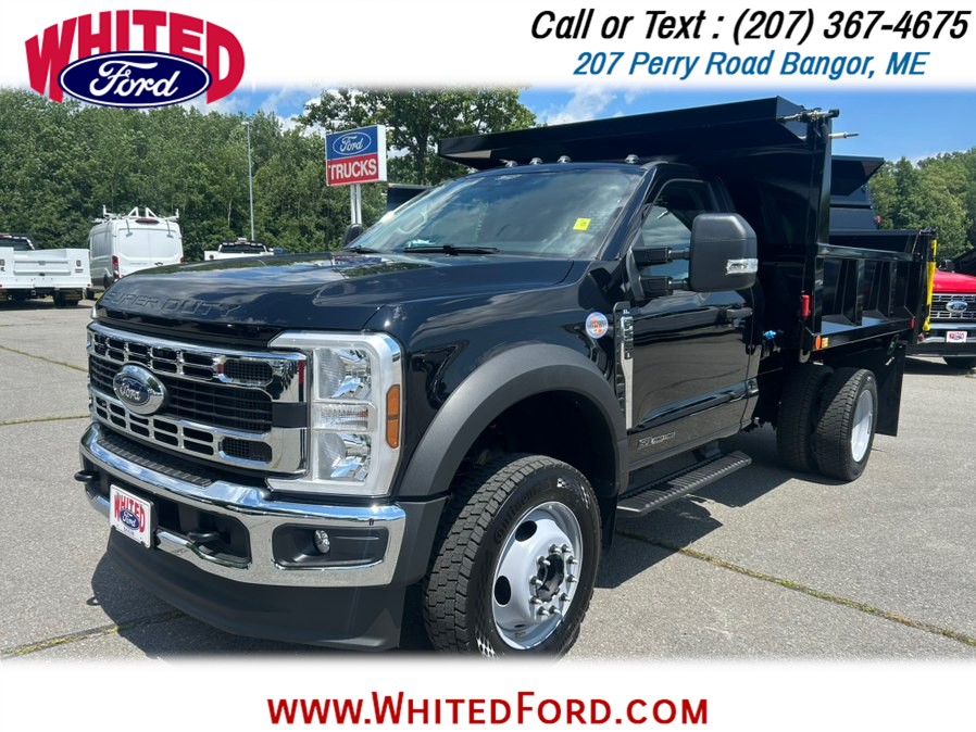 New Ford Super Duty F-550 DRW XL 4WD Reg Cab 145" WB 60" CA 9' Dump Body 2026 | Whited Ford. Bangor, Maine