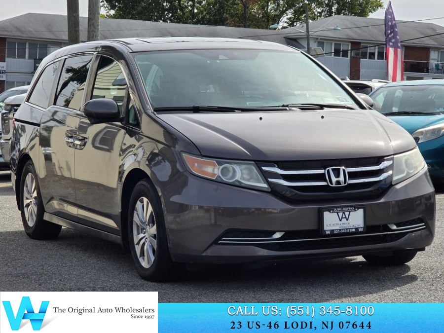 2014 Honda Odyssey 5dr EX-L, available for sale in Lodi, New Jersey | AW Auto & Truck Wholesalers, Inc. Lodi, New Jersey