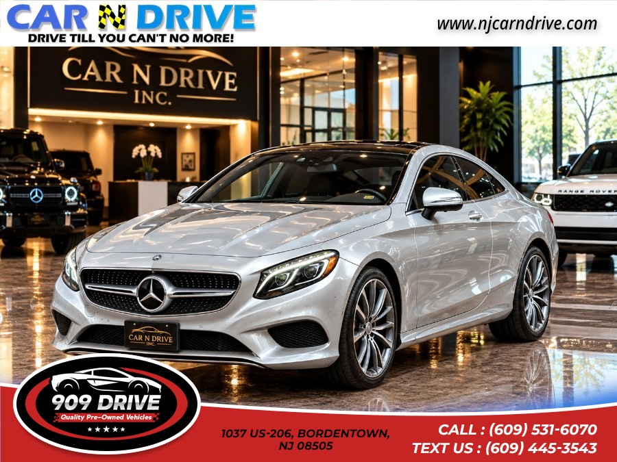 2016 Mercedes-Benz S-Class 2dr Cpe S 550 4MATIC, available for sale in BORDENTOWN, New Jersey | 909 Drive. BORDENTOWN, New Jersey