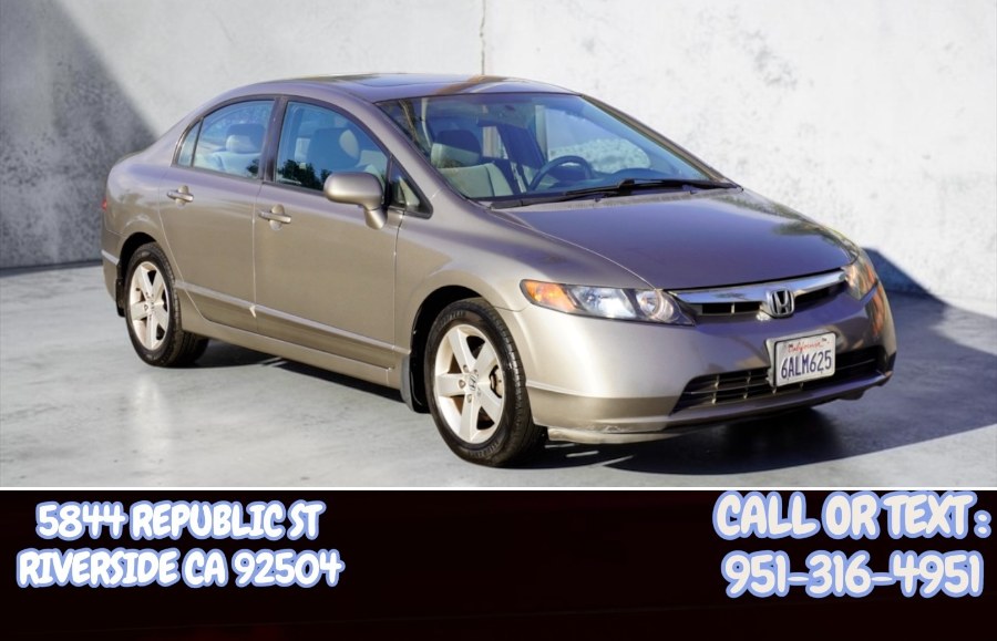 Used 2008 Honda Civic Sdn EX (ONE OWNER) (SUNROOF) in Riverside, California | Big Timin Motors LLC. Riverside, California
