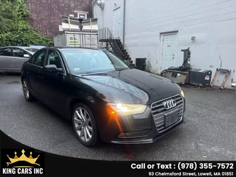 2013 Audi A4 4dr Sdn Auto quattro 2.0T Premium Plus, available for sale in Lowell, Massachusetts | King Cars Inc. Lowell, Massachusetts