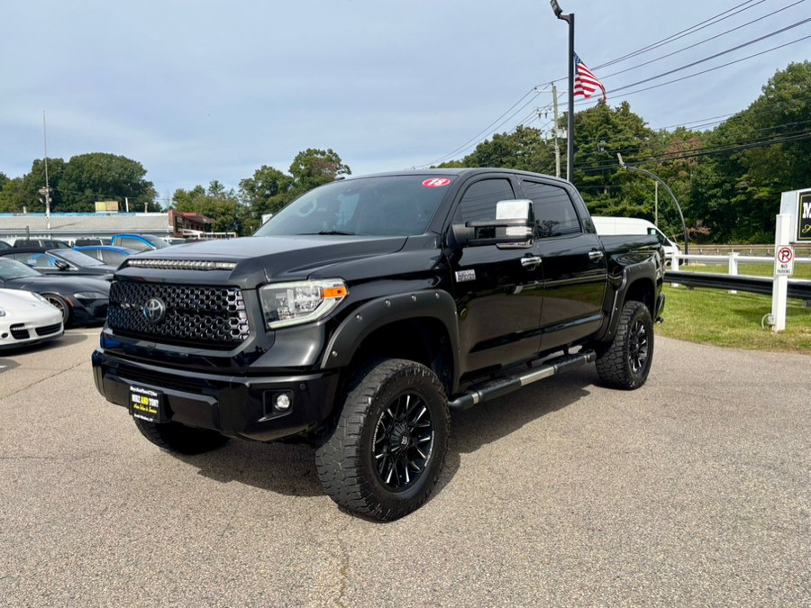 2018 Toyota Tundra 4WD Platinum CrewMax 5.5'' Bed 5.7L (Natl), available for sale in South Windsor, Connecticut | Mike And Tony Auto Sales, Inc. South Windsor, Connecticut