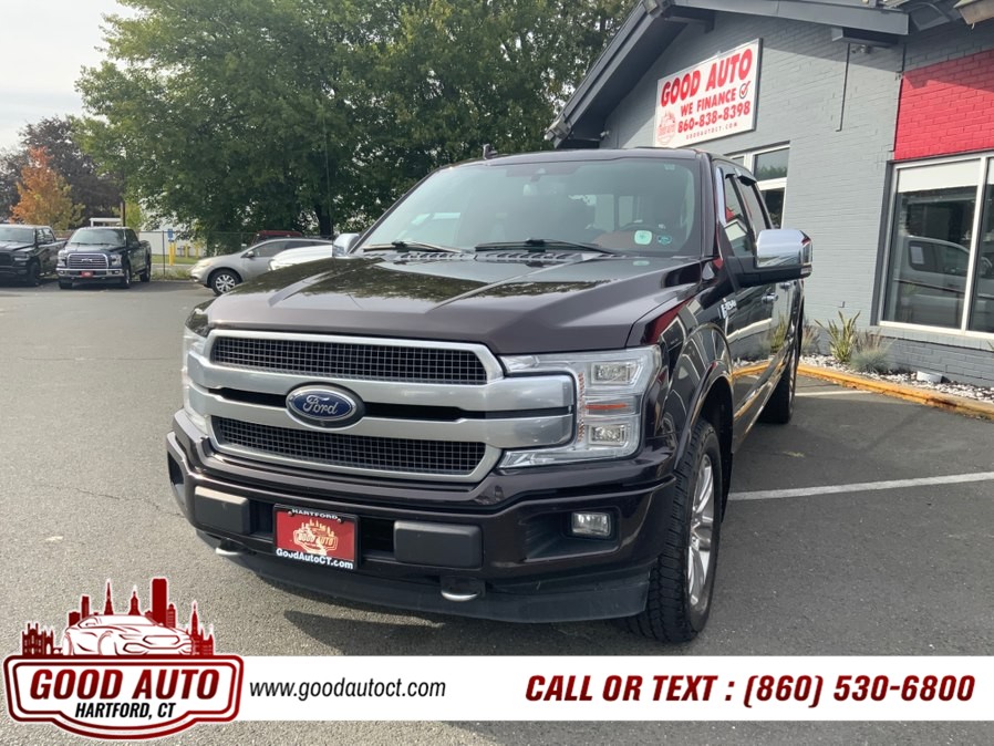 2018 Ford F-150 Platinum 4WD SuperCrew 5.5'' Box, available for sale in Hartford, Connecticut | Good Auto LLC. Hartford, Connecticut