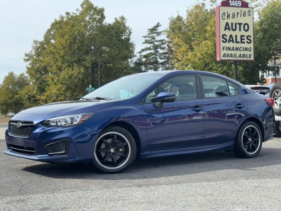 Blue 2018 Subaru Impreza Sedan All-Wheel Drive Automatic