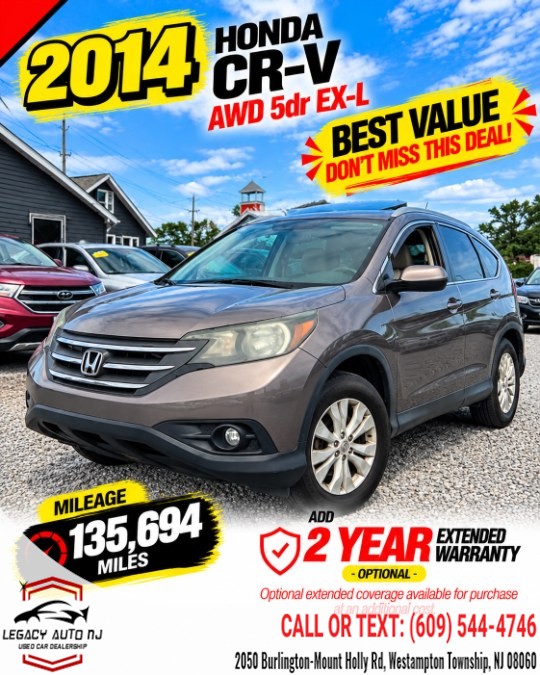 Used 2014 Honda CR-V in Westampton Township, New Jersey | Legacy Auto NJ. Westampton Township, New Jersey