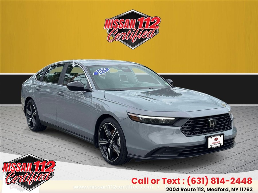Used 2025 Honda Accord Hybrid in Medford, New York | Nissan 112 Certified. Medford, New York