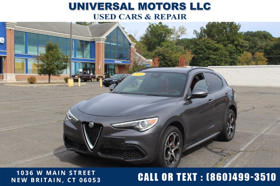 2020 Alfa Romeo Stelvio Ti Sport AWD, available for sale in New Britain, Connecticut | Universal Motors LLC. New Britain, Connecticut