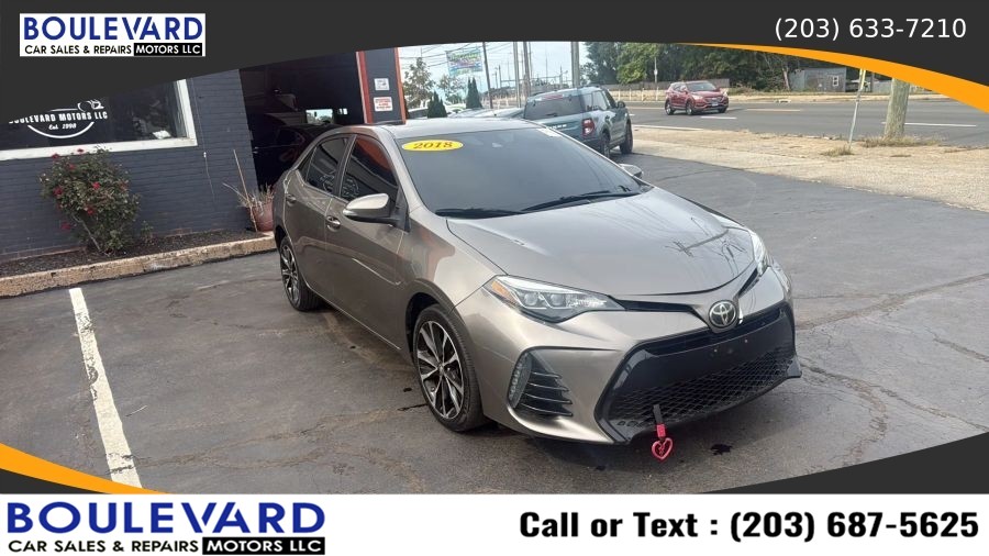 2018 Toyota Corolla SE Sedan 4D, available for sale in New Haven, Connecticut | Boulevard Motors LLC. New Haven, Connecticut