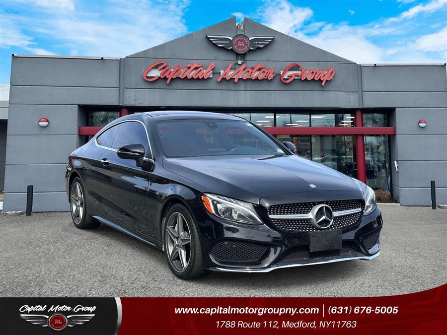 Black 2017 Mercedes-Benz C-Class Coupe All-Wheel Drive Automatic