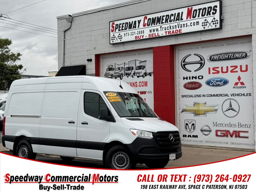 2021 Mercedes-Benz Sprinter Cargo Van American Van Shelves/Partition/2500 High Roof 144", available for sale in Paterson, New Jersey | Speedway Commercial Motors LLC. Paterson, New Jersey