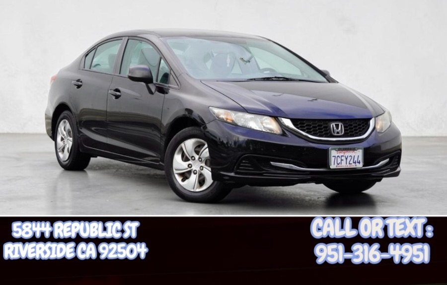 Used 2013 Honda Civic Sdn LX in Riverside, California | Big Timin Motors LLC. Riverside, California