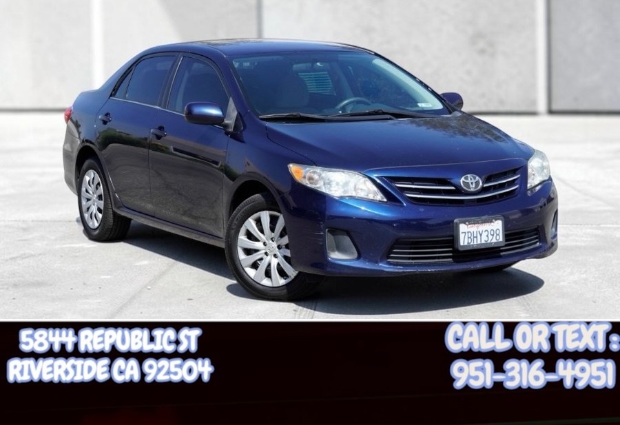 2012 Toyota Corolla LE 4dr Sdn Auto LE, available for sale in Riverside, California | Big Timin Motors LLC. Riverside, California