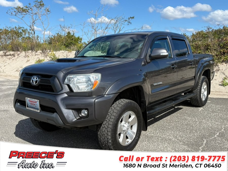 2015 Toyota Tacoma 4WD Double Cab V6 AT (Natl), available for sale in Meriden, Connecticut | Preeces Auto Inc. Meriden, Connecticut