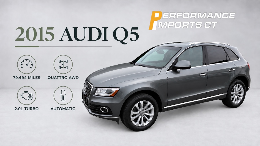 2015 Audi Q5 quattro 4dr 2.0T Premium Plus, available for sale in Danbury, Connecticut | Performance Imports. Danbury, Connecticut