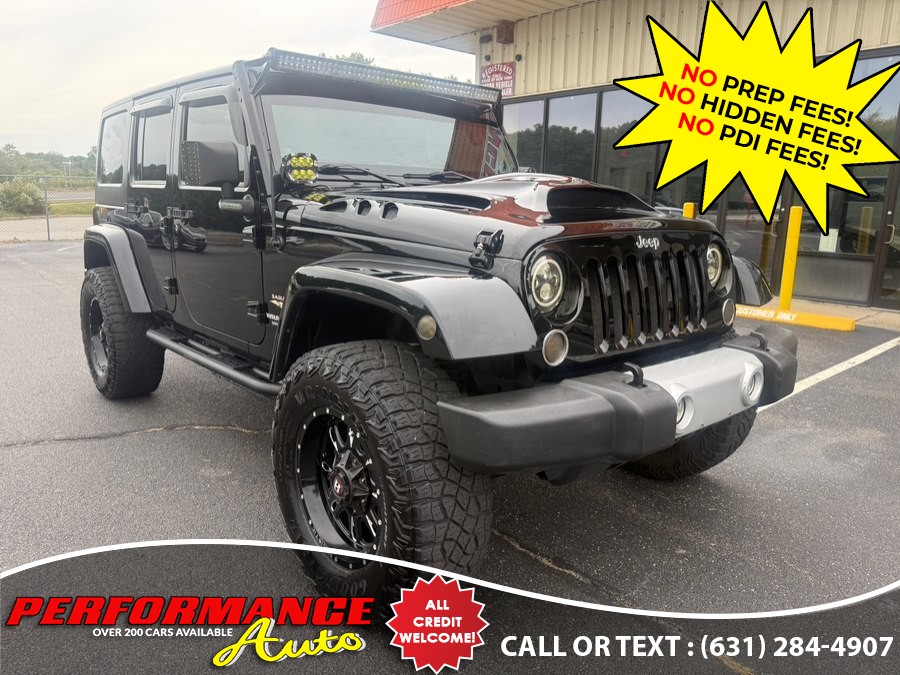 2012 Jeep Wrangler Unlimited 4WD 4dr Sahara, available for sale in Bohemia, New York | Performance Auto Inc. Bohemia, New York