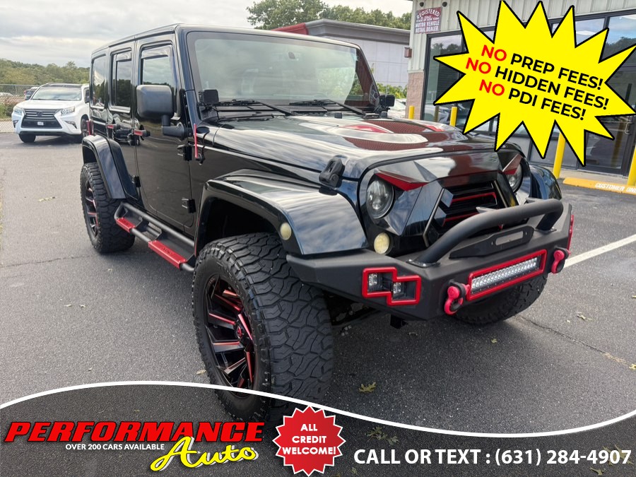 2014 Jeep Wrangler Unlimited 4WD 4dr Sahara, available for sale in Bohemia, New York | Performance Auto Inc. Bohemia, New York