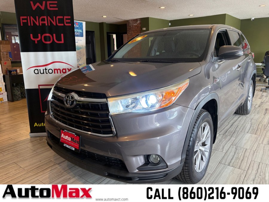 2014 Toyota Highlander AWD 4dr V6 LE (Natl), available for sale in West Hartford, Connecticut | AutoMax. West Hartford, Connecticut