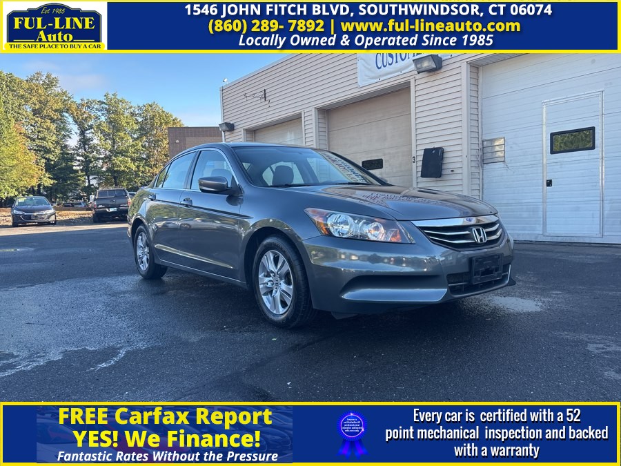 2012 Honda Accord Sedan 4dr I4 Auto LX Premium, available for sale in South Windsor , Connecticut | Ful-line Auto LLC. South Windsor , Connecticut