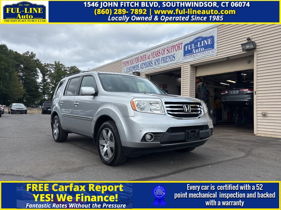 2013 Honda Pilot 4WD 4dr Touring w/RES & Navi, available for sale in South Windsor , Connecticut | Ful-line Auto LLC. South Windsor , Connecticut