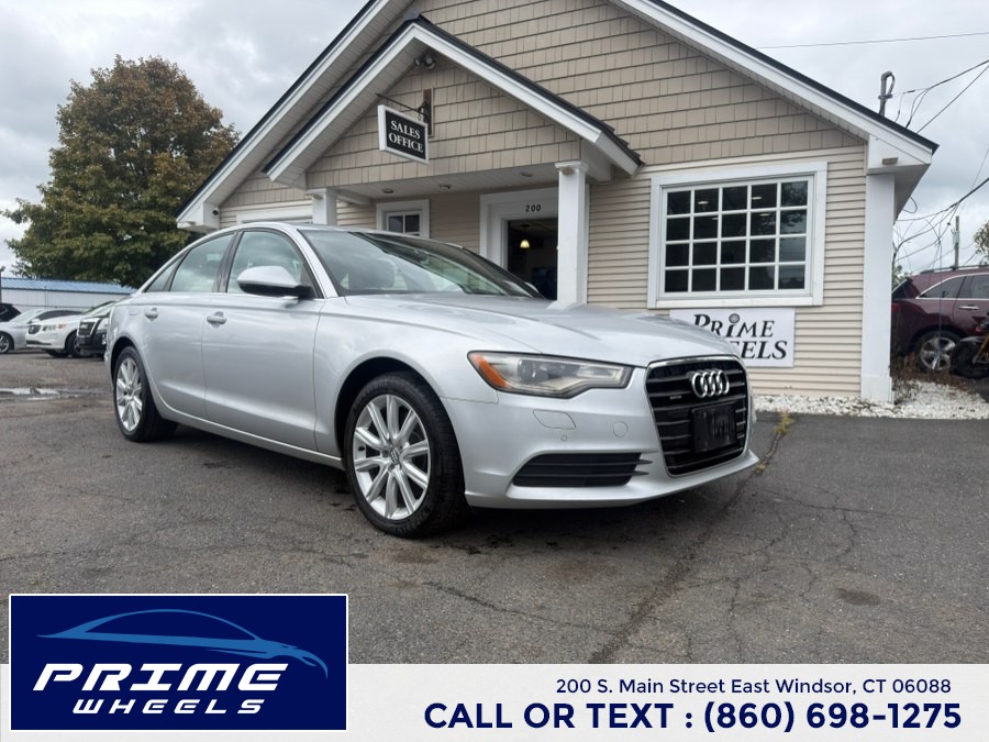 2014 Audi A6 4dr Sdn quattro 2.0T Premium Plus, available for sale in East Windsor, Connecticut | Prime Wheels. East Windsor, Connecticut