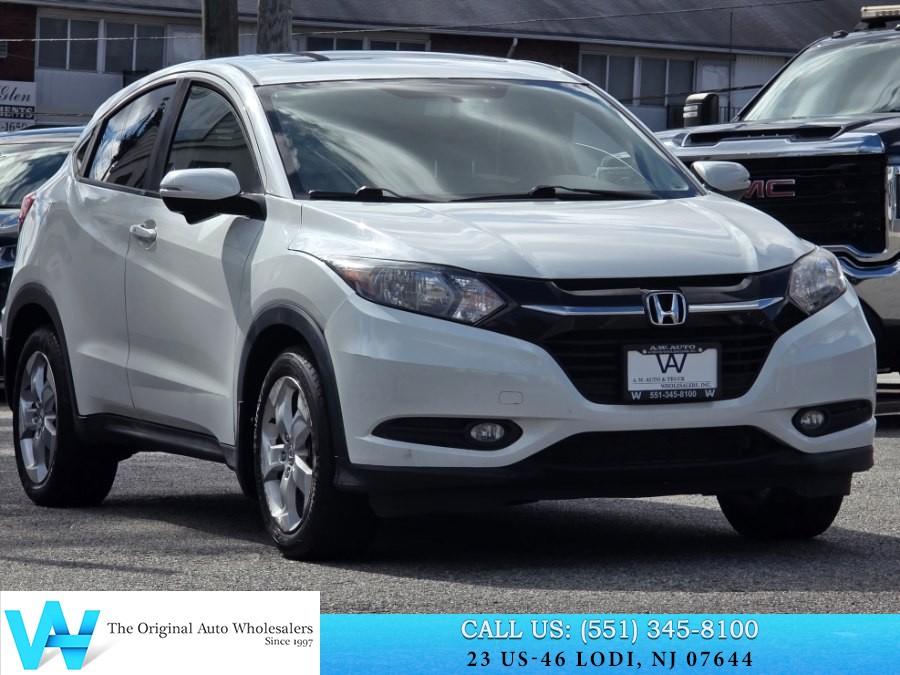 2016 Honda HR-V AWD 4dr CVT EX, available for sale in Lodi, New Jersey | AW Auto & Truck Wholesalers, Inc. Lodi, New Jersey