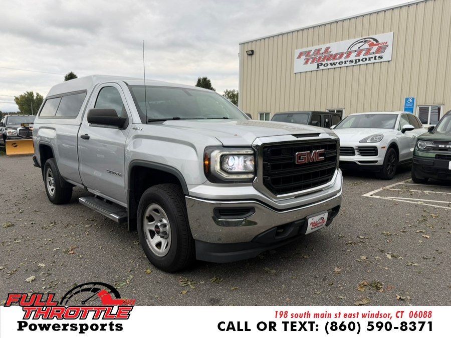 2017 GMC Sierra 1500 4WD Reg Cab 133.0", available for sale in East Windsor, Connecticut | Full Throttle Power Sports LLC. East Windsor, Connecticut