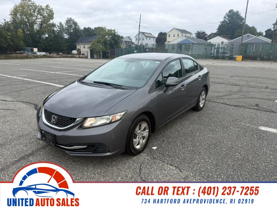 2013 Honda Civic Sdn 4dr Man LX, available for sale in Providence, Rhode Island | United Auto Sales Inc. Providence, Rhode Island