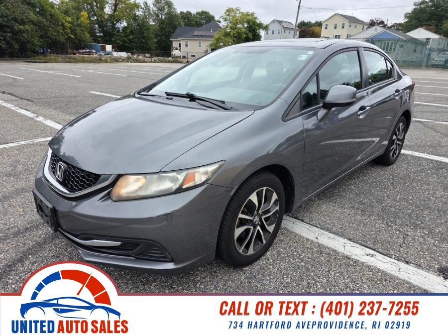 2013 Honda Civic Sdn 4dr Auto EX, available for sale in Providence, Rhode Island | United Auto Sales Inc. Providence, Rhode Island