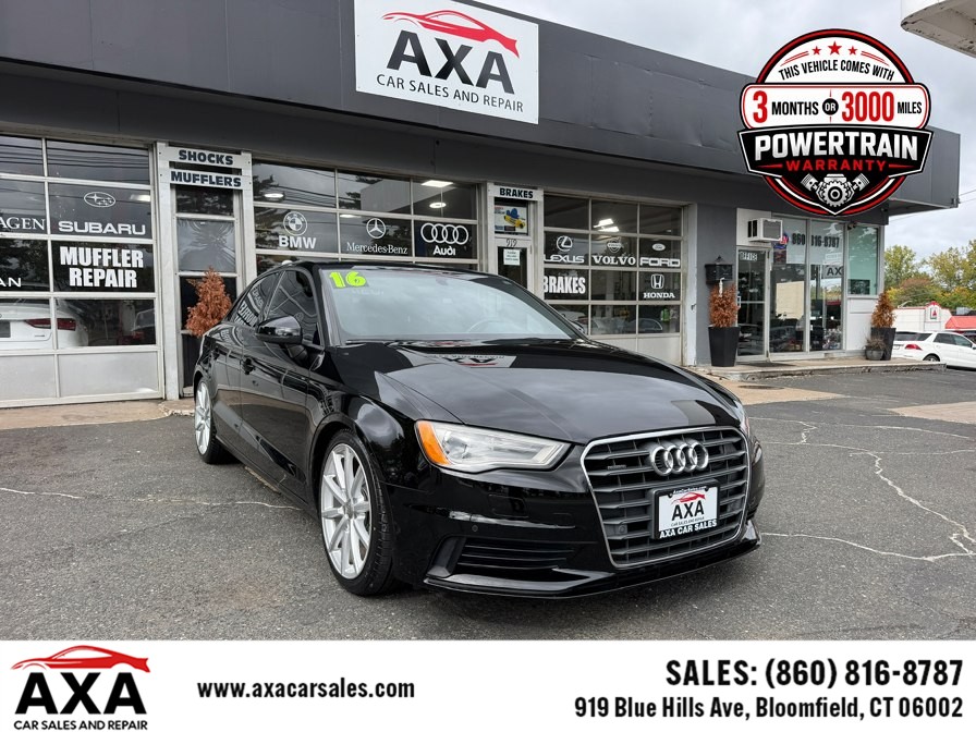 2016 Audi A3 4dr Sdn quattro 2.0T Premium, available for sale in Bloomfield, Connecticut | AXA Car Sales and Repair LLC. Bloomfield, Connecticut