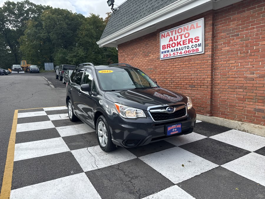2015 Subaru Forester 4dr 2.5i Premium PZEV, available for sale in Waterbury, Connecticut | National Auto Brokers, Inc.. Waterbury, Connecticut