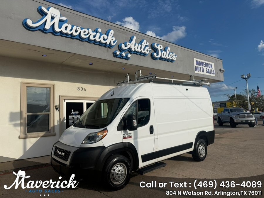 2021 Ram ProMaster Cargo Van 1500 High Roof 136" WB, available for sale in Arlington, Texas | Maverick Auto Sales. Arlington, Texas