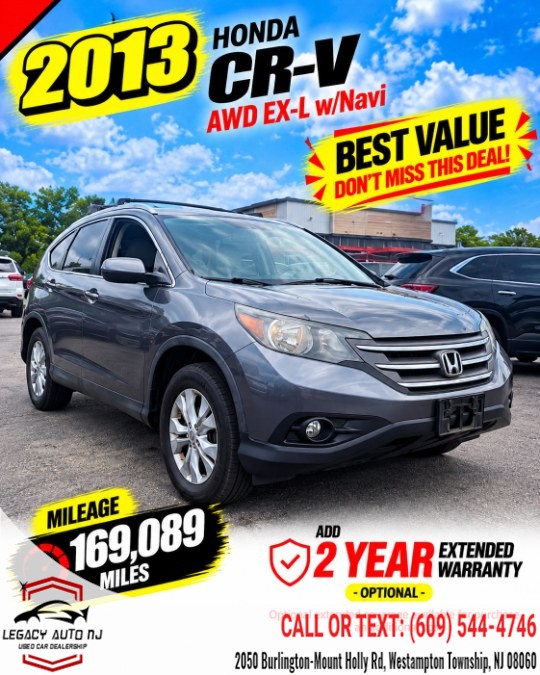Used 2013 Honda CR-V in Westampton Township, New Jersey | Legacy Auto NJ. Westampton Township, New Jersey