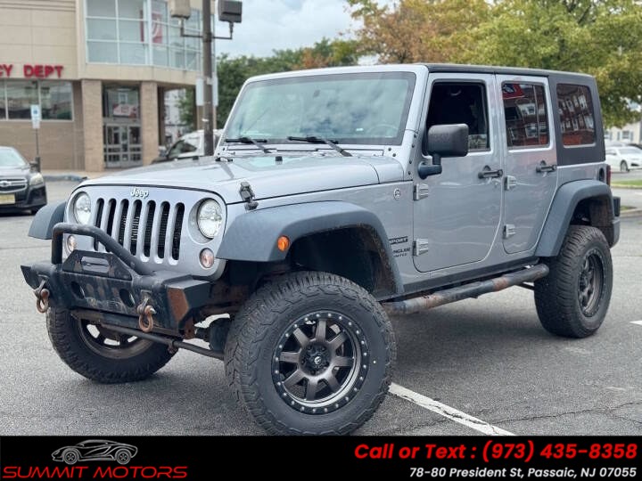 Used Jeep Wrangler Unlimited 4WD 4dr Sport 2015 | Summit Motors LLC. Passaic, New Jersey