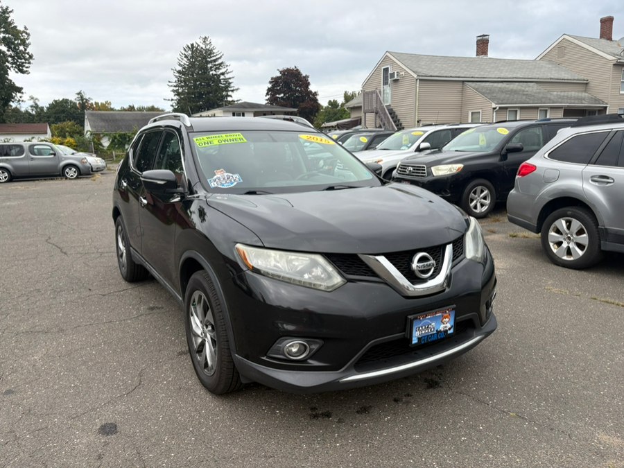 2015 Nissan Rogue AWD 4dr SL, available for sale in East Windsor, Connecticut | CT Car Co LLC. East Windsor, Connecticut