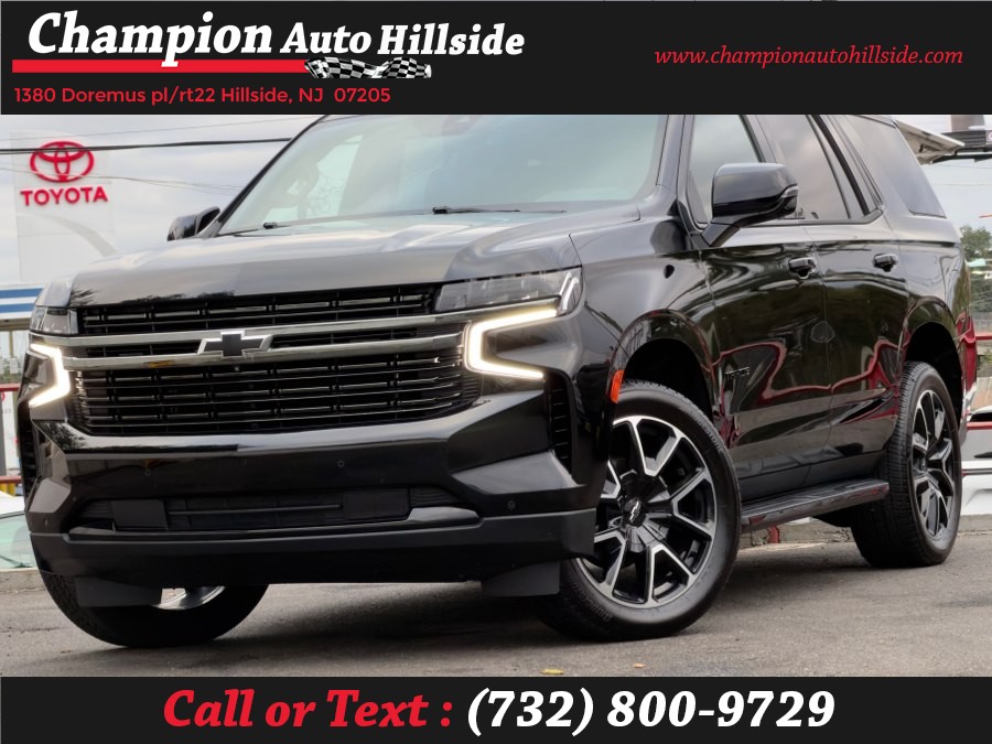 2021 Chevrolet Tahoe 4WD 4dr RST, available for sale in Hillside, New Jersey | Champion Auto Hillside. Hillside, New Jersey